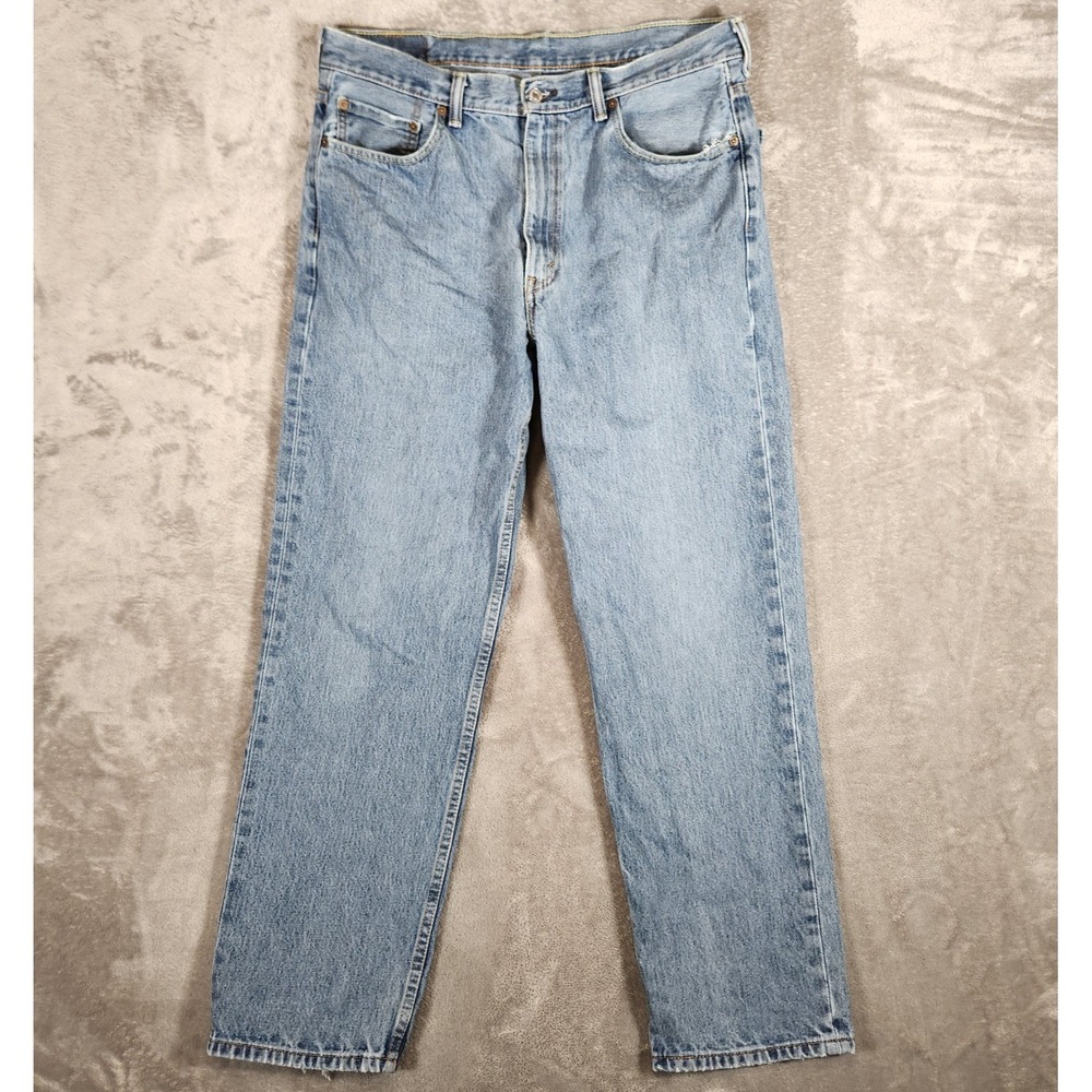 Levi's 550 Jeans Men's 36X31 (Tag 36X32) Straight Relaxed Denim Blue